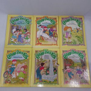 Cabbage Patch Kids 6 Vintage Hardcover Book Lot by Parker Brothers